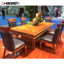 High gloss 0829C Beautiful luxury Meeting space Conference furniture table and boardroom furniture chair